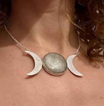 Pendentif Triple Lune