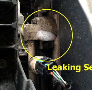 Renault Trafic leaking air con seal