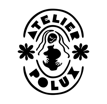 Atelier Polux logo showing a lady holding a vase