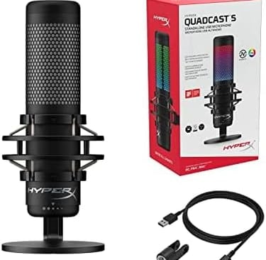 3. HyperX QuadCast S – Style Meets Performance