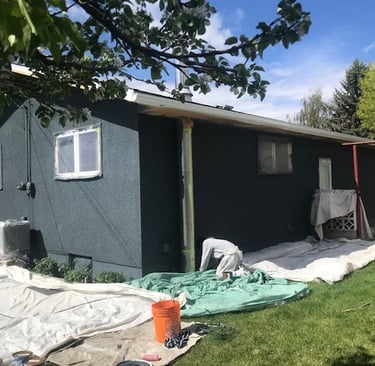 exterior stucco surface painting