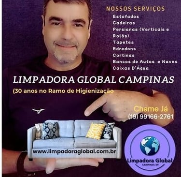Limpeza e Higienização de Estofados e Colchões perto de você em Campinas