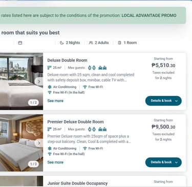 Zafiro Hotel with promo code