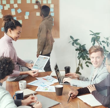 A team answering audit committee cybersecurity questions