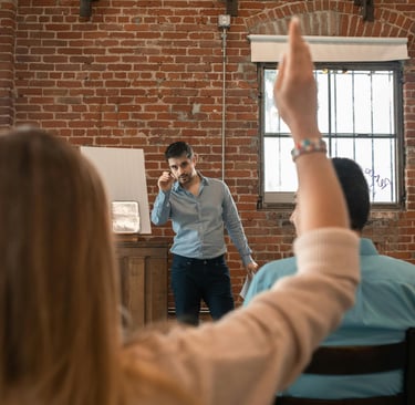 A team asking cyber risk oversight questions
