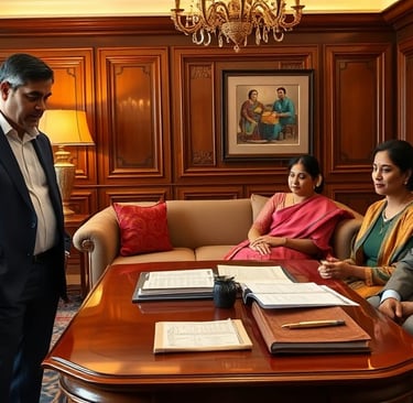 a professional financial planner advising to a elite family about thier personal finance strategies