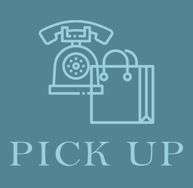 An icon of a phone and shopping bag