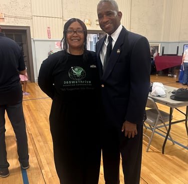  365 We Thrive and Alderman David Moore at Restorative Justice Event in Englewood
