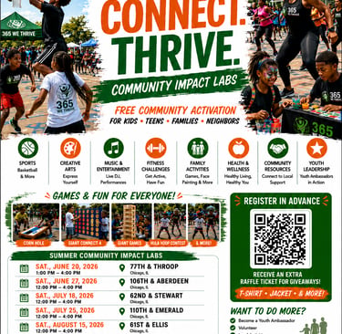 365 We Thrive Community Impact Labs & Playstreets Activations