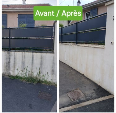 Nettoyage mur extérieur de maison