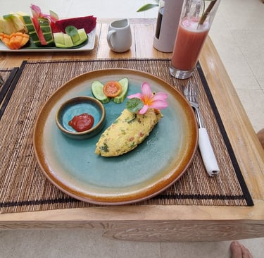Indonesisches Frühstück - eine Augenweide