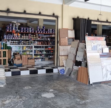 Indonesischer ländlicher Baumarkt
