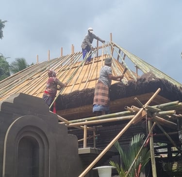 Zimmermännen und Dachdecker in Ubud