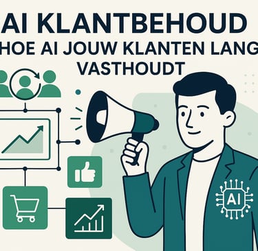 Infographic over AI klantbehoud
