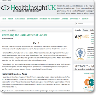 Health Insight UK - Jerome Burne - Mark Lintern