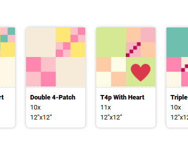 PreQuilt Blocks
