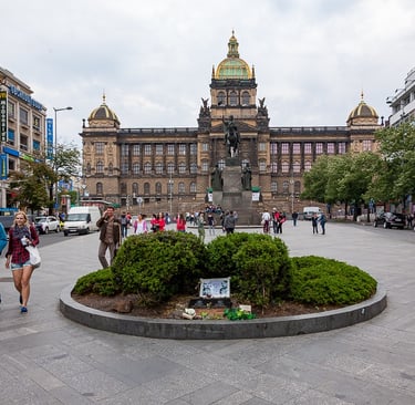 Reinhard Mokros: Wenzelsplatz in Prag
