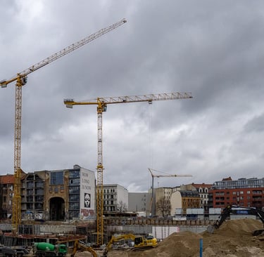 Reinhard Mokros: Berlin, Baustelle Tacheles Gelände 2019