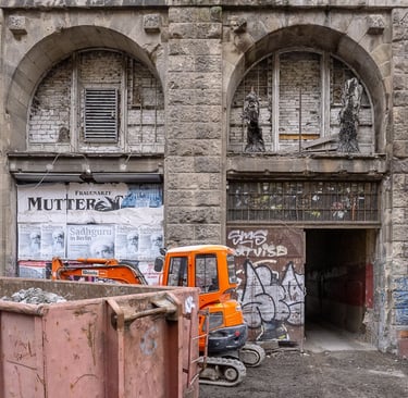 Reinhard Mokros: Berlin, Baustelle Tacheles Gelände 2019