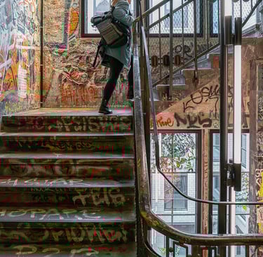 Reinhard Mokros: Berlin, Tacheles Gebäude 2023