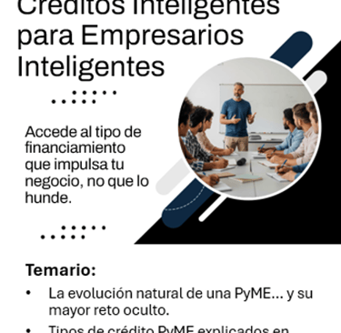 Webinar CANTRA: Creditos inteligentes para empresarios inteligentes