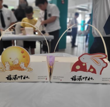適合 PTA 親子活動與跨代共融工作坊的精美中秋兔仔包裝禮盒