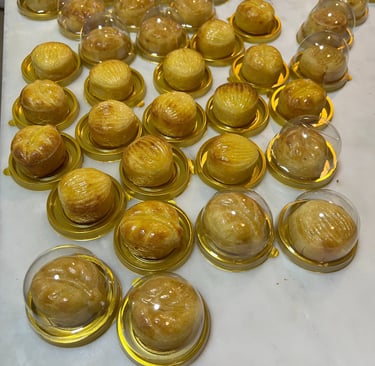 學校到校冰皮月餅DIY活動，傳統節慶烘焙體驗成品展示