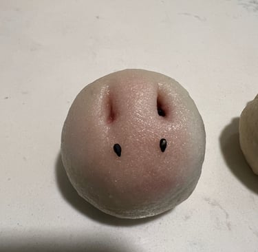 特色可愛小兔仔造型冰皮月餅,深受幼稚園及中小學生歡迎