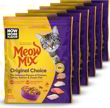 a pack of meow mix