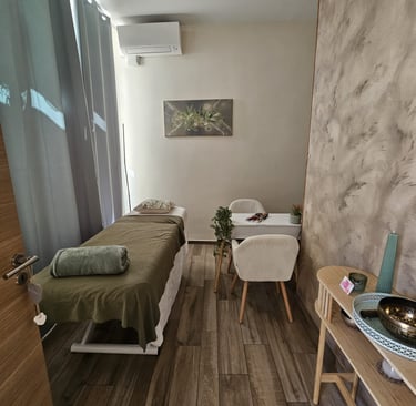 Sophrologie cabinet Menton - vue intérieure