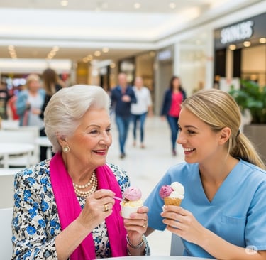 Companhia, bate papo com segurança para o idoso é com  Filhas de Aluguel RJ