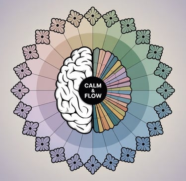 half brain half mandala