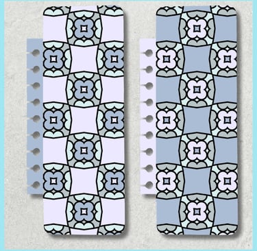 mindful patterns reversible snap-in bookmark