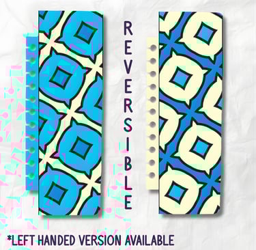 relaxing patterns snap-in reversible bookmark