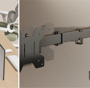Singularity-India-LUMI-Monitor-Arm-keyboard