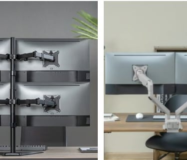 Articulating-gas-spring-monitor-arm