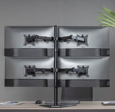 Singularity India Monitor Arms and Monitor stand supplier- dual monitor use case
