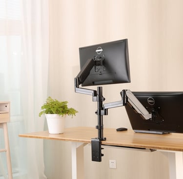 Singularity India Monitor Arms and Monitor stand supplier- dual monitor use case