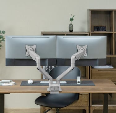 Singularity India Monitor Arms and Monitor stand supplier- dual monitor use case