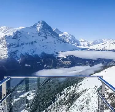 Stunning Swiss Alps view from Grindelwald, a key CLOY location.