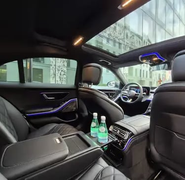 Luxury transport for private Crash Landing on You Swiss tour.