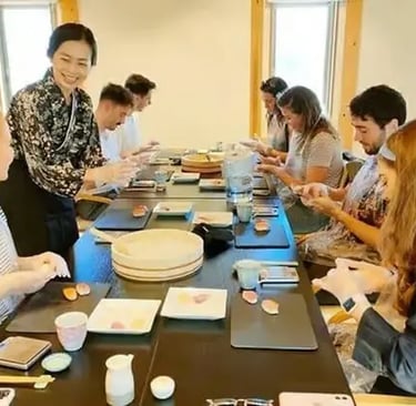 Small group sushi making class inside Kyoto machiya townhouse with local chef
