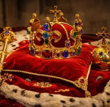 Hluboká Castle reflected in water during spring - ideal Prague in May weather for day trips