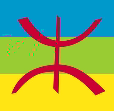 símbolo bereber, hombres libres