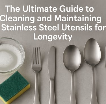 The Ultimate Guide to Cleaning and Maintaining Stainless Steel Utensils for Longevity
