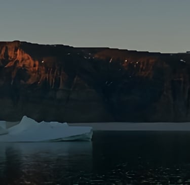 Sunlight on the Fjord - Uummannaq - Greenland