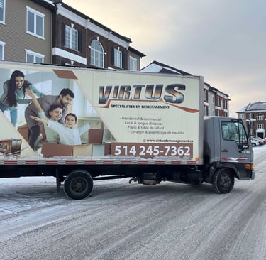 Déménagement économique pas cher avec demenageurs professionnels virtus demenagement