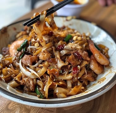 Char Kway Teow street food in Singapore
