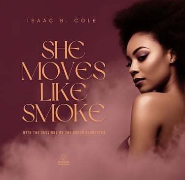 Isaac B. Cole cover – elegant woman, cinematic soul and R&B
