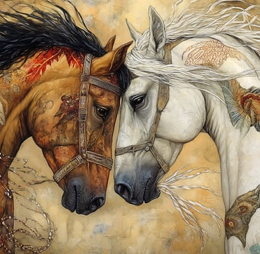Horses Art Southwestern style Decor